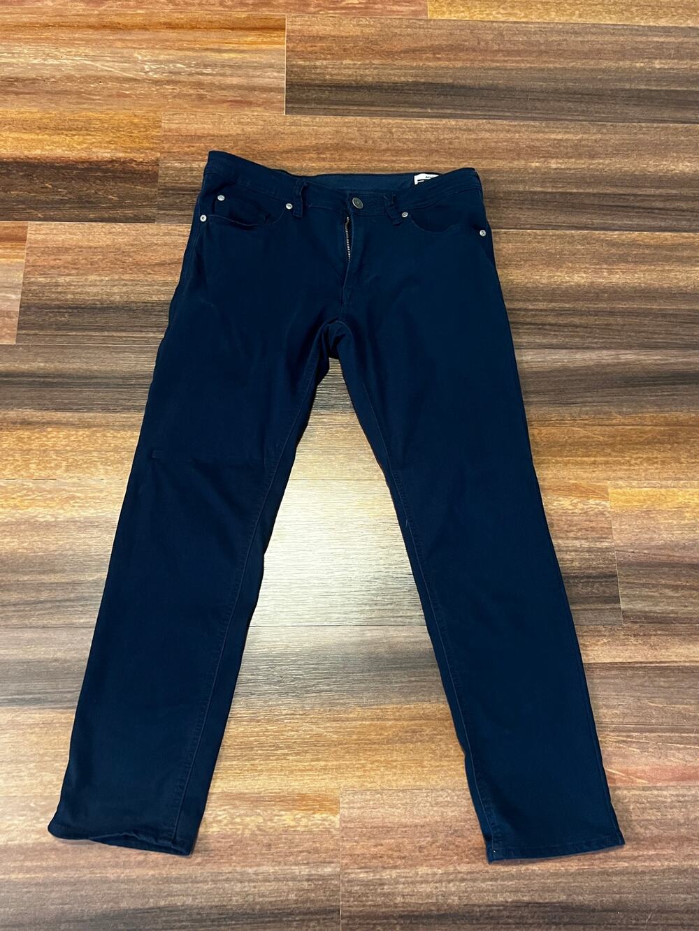 Buffalo David Bitton Men's Navy Jeans 32x30, Archer